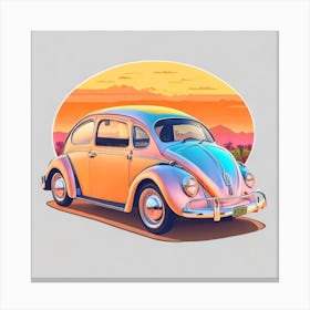 Vw Beetle Canvas Print