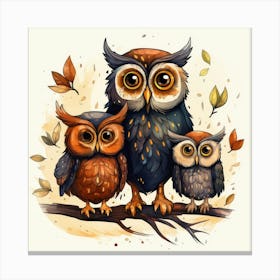 Cartoon Owls Toile