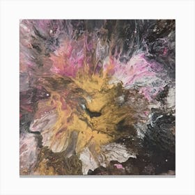 Abstract Painting Lion Canvas Print