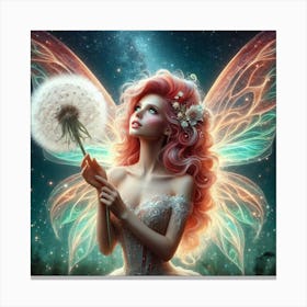 Fairy Dandelion 2 Canvas Print