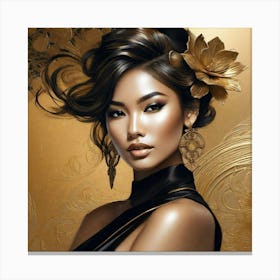 Asian Beauty Canvas Print