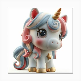 Unicorn Figurine 96 Canvas Print