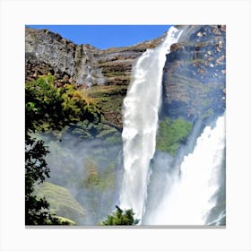 Waterfalls In Ecuador Canvas Print