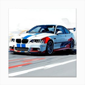 Bmw M3 Gt Canvas Print