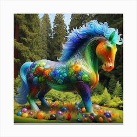 Rainbow Horse 1 Canvas Print