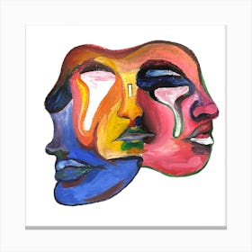 Three Faces Canvas Print