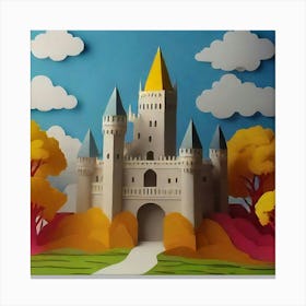 Paper Castle 1 Canvas Print