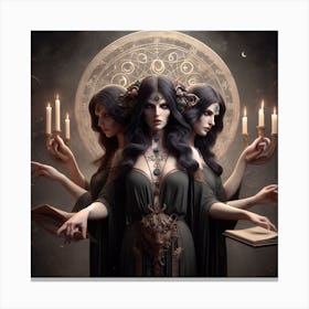 Three Witches Canvas Print