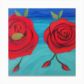 Red Roses 4 Canvas Print