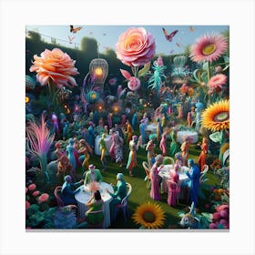 Garden Party Canvas Print