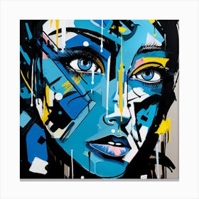 'Blue Girl' Canvas Print