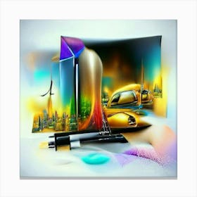 Abstract Painting Canvas Print