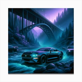 Ford Ford Mustang Ai work Canvas Print