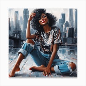 Brooklyn Girl Canvas Print