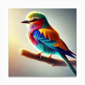 Colorful Bird 5 Canvas Print