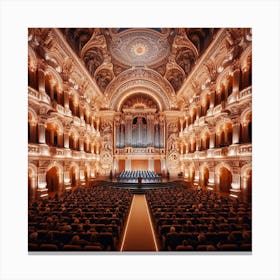 Interior Of A Concert Hall Canvas Print