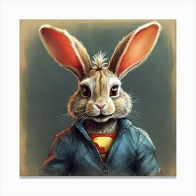 Super Bunny 3 Canvas Print