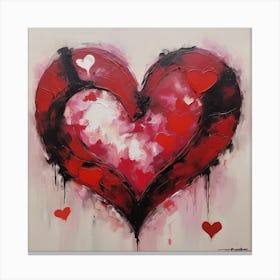 Love, heart, Valentine's Day 10 Canvas Print