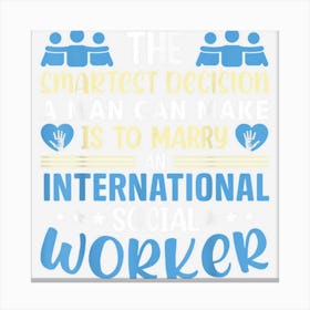 International Social Worker Occupation Profession Canvas Print