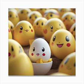 Pokemon Pikachu 20 Canvas Print