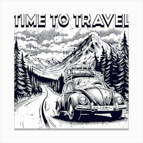 Time To Travel Canvas Print