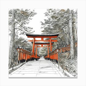 Fushigi Gate 8 Canvas Print