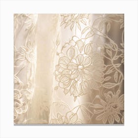 Lace Curtains 2 Canvas Print