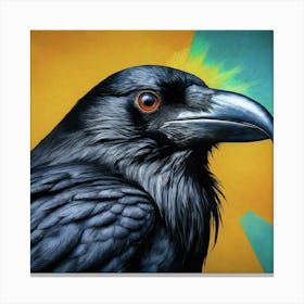 Raven 4 Canvas Print