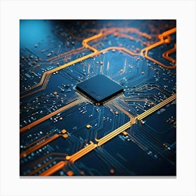 Circuit Board 39 Canvas Print