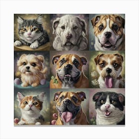 Pets - Jigsaw Puzzle Canvas Print