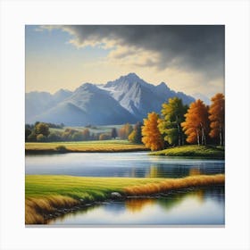 Mountain Lake 56 Canvas Print