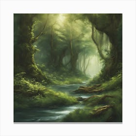 Fantasy Forest Canvas Print