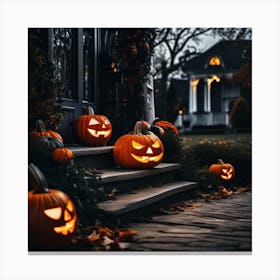 Halloween Pumpkins 16 Canvas Print