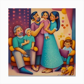 Family Portrait Canvas Print