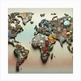 World Map Canvas Print