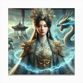 Empress Lian Portrait Canvas Print