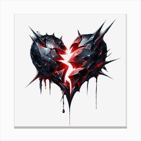 Broken Heart Canvas Print