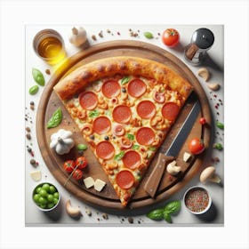 Pizza47 Canvas Print