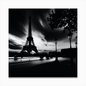 Eiffel Tower At Night 17 Canvas Print