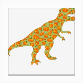 Toddler Halloween Dinosaur Funny Boys Halloween Canvas Print