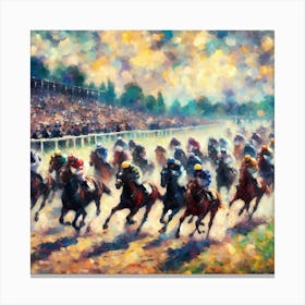 Day At The Races Canvas Print