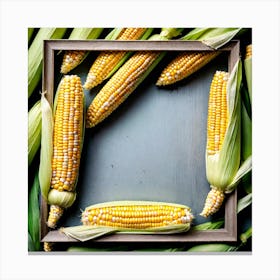 Frame Of Corn On The Cob 2 Canvas Print