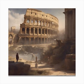 Colossion Canvas Print