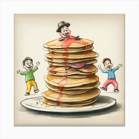 Pancakes 5 Canvas Print