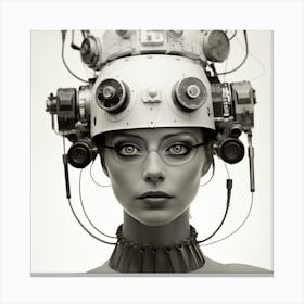 Futuristic Woman 6 Canvas Print