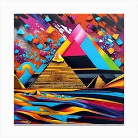 Pyramids Of Giza 3 Canvas Print