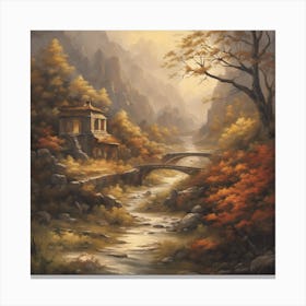 Chinese House Canvas Print