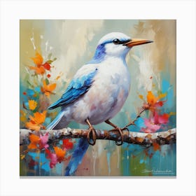 Blue Kingfisher Canvas Print