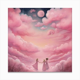 Fleetwood Mac Rumours Pink Art 1 Canvas Print