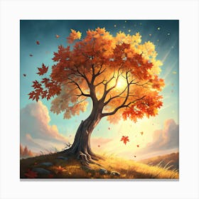 Autumn Tree Canvas Print